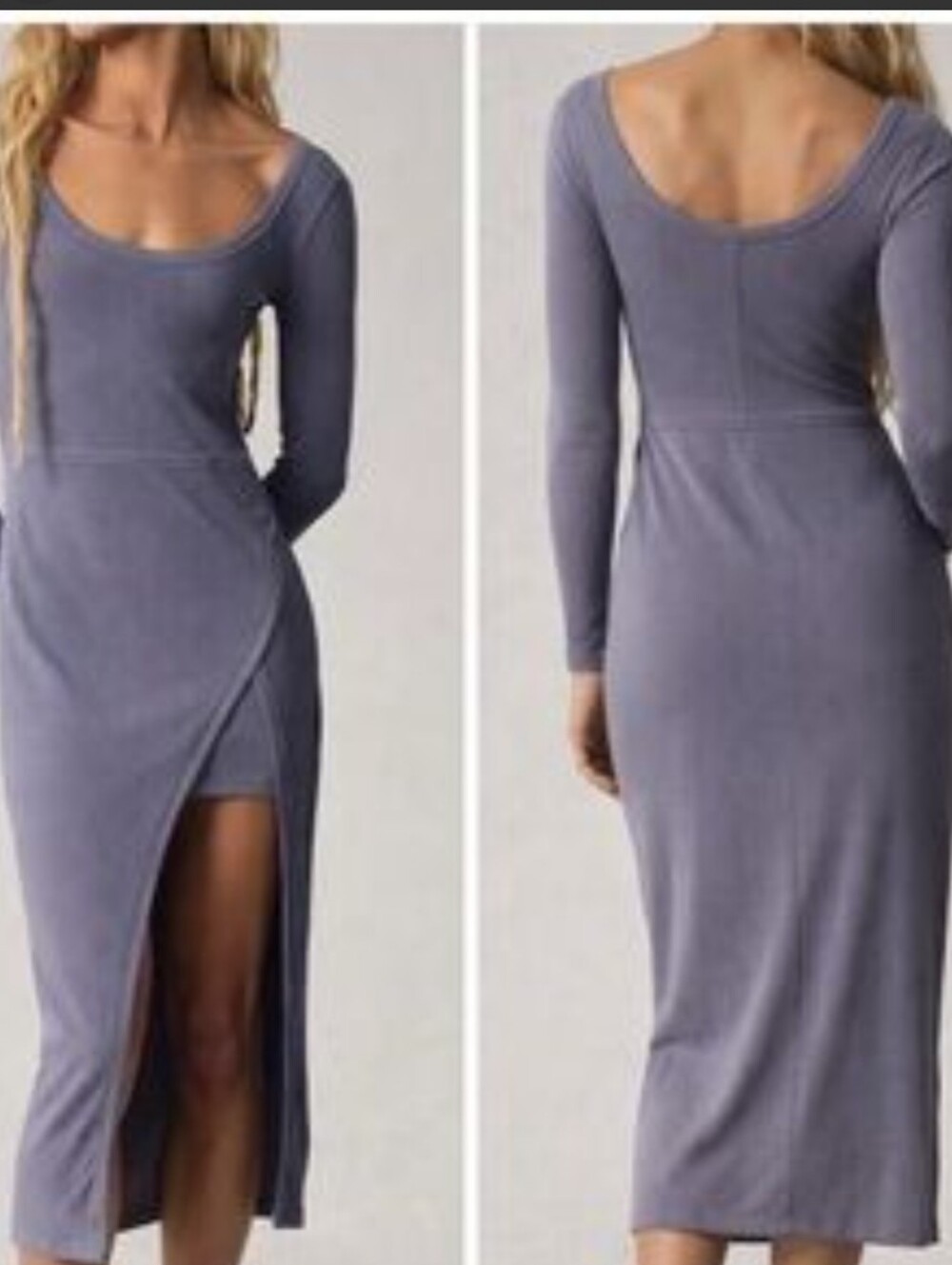 Daily Practice Wrap Midi Dress Size Medium